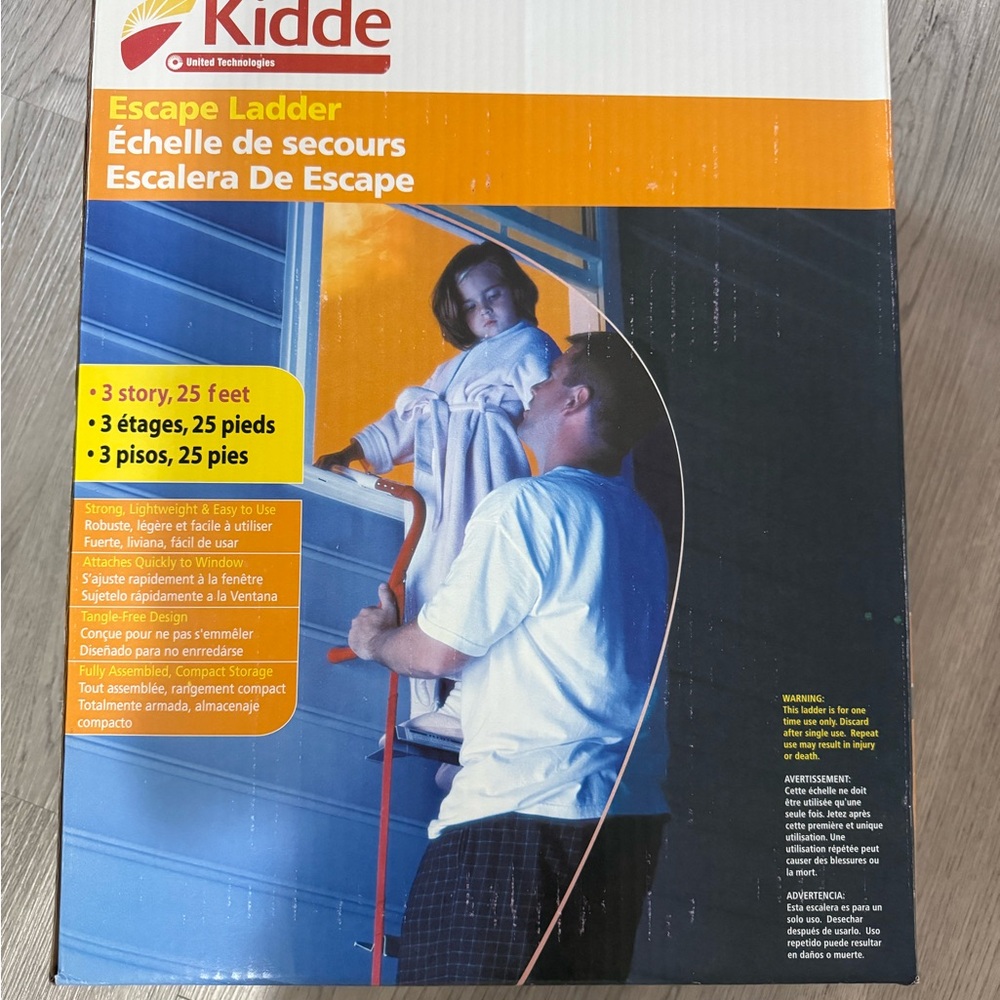 Kidde Emergency Escape Ladder - Red